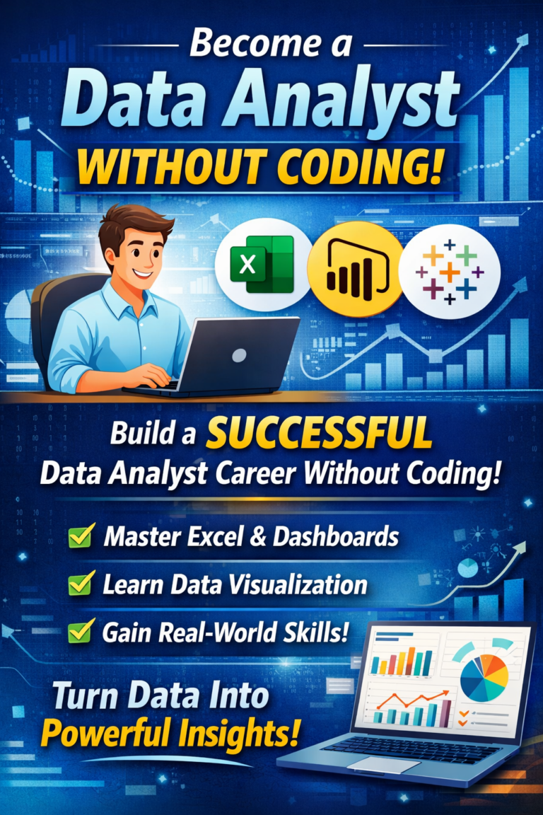 How to you Become a Data Analyst Without Coding