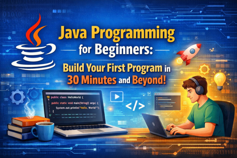 Java Programming for Beginners: Build Your First Program in 30 Minutes and Beyond!