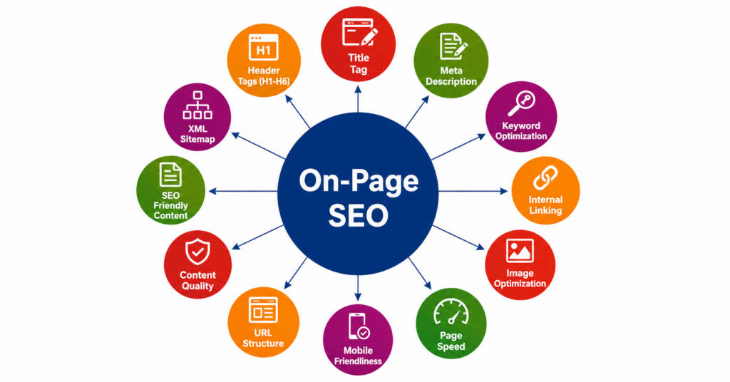 on page and off page seo / Login360
