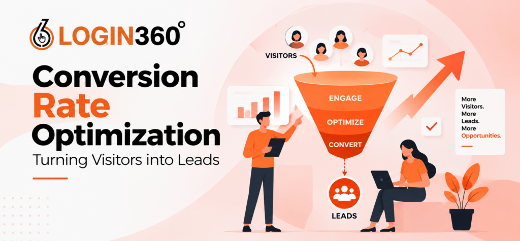Conversion Rate Optimization turning website visitors into leads