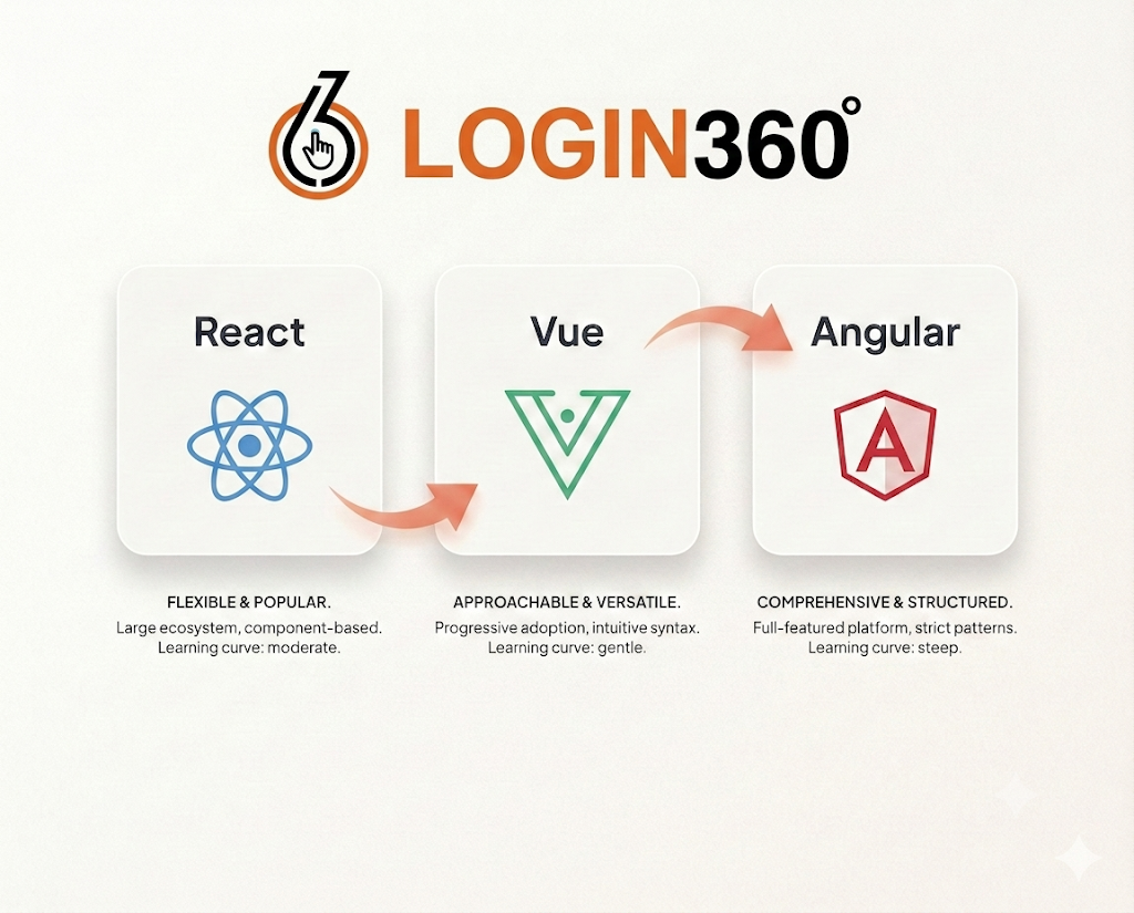 Overview of React, Vue, and Angular