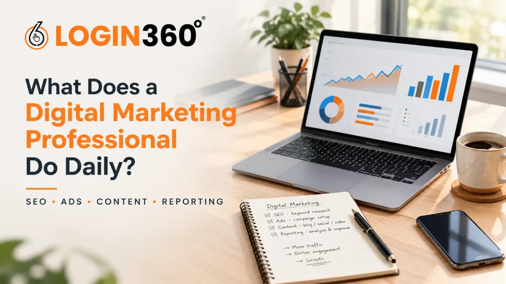 What does a digital marketing professional do daily – SEO, ads, content and reporting