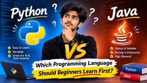 Python vs Java for beginners