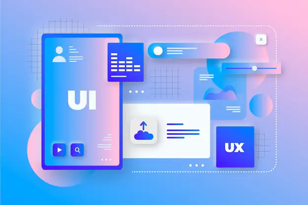 A designer taking an online UI/UX course to learn new skills and improve their portfolio.